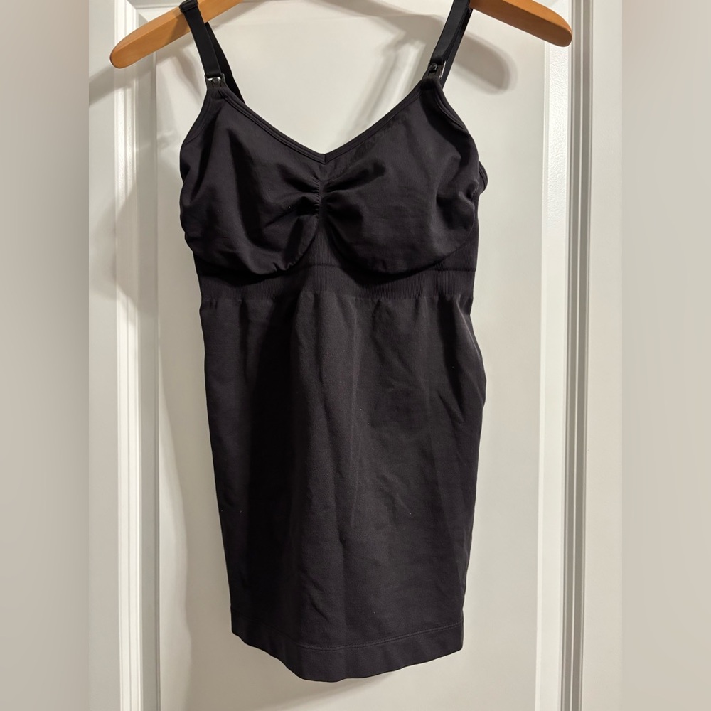 bravado!‎ BASICS Black Slimming Maternity and Nursing Cami Medium